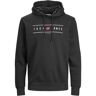 Jack & Jones Elliot sweat hood Zwart Large Male