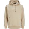 Jack & Jones Archie sweat hood Beige Medium Male