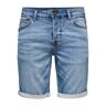 Only & Sons Onsply life jog blue shorts pk 8584 Blauw Large Male