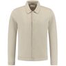 Pure Path 24010201 punta coach 46 sand heren stretch overshirt p Beige Large Male