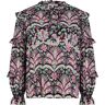 Tramontana Top print blacks Zwart 42 Female