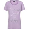 Regatta Dames filandra vii tekst t-shirt Paars 38 Female