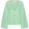 American Dreams Sandra oversized cardigan mint green - Groen Small Female