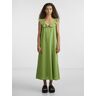 Pieces Pcshella sl midi dress d2d Groen Extra Large Female