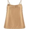 Aaiko Maeven satin top gold vis 515 Goud Extra Small Female