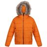 Regatta Parka met imitatiebont voor kinderen Oranje 146/152 Male