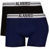 Alan Red 7001 lasting new 7001 lasting new 2 pack boxer Wit Small Male