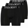 Lyle and Scott Elton 3-pack boxers Zwart Extra Large Male