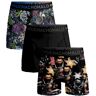 Muchachomalo Jongens 3-pack boxershorts rolling stones beatles Print / Multi 104 Male