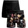 Muchachomalo Heren 2-pack boxershorts rolling stones beatles Print / Multi Small Male