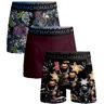 Muchachomalo Heren 3-pack boxershorts rolling stones beatles Print / Multi Small Male