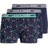 Jack & Jones Kerst boxershorts jongens trunks jacxmas 3-pack Blauw 140 Male