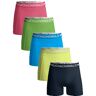 Muchachomalo Heren 5-pack boxershorts effen Geel Medium Male