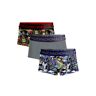Muchachomalo Heren 3-pack trunk price guns n roses Grijs Small Male