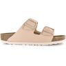 Birkenstock Arizona birko-flor new platte sandalen dames Beige 39 Female