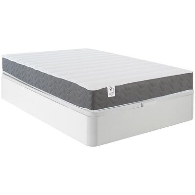 DREAMEA - Heaven - 140x200 cm - Wit - Bed met opbergruimte DREAMEA - Heaven - 140x200 cm - Wit - Bed met opbergruimte