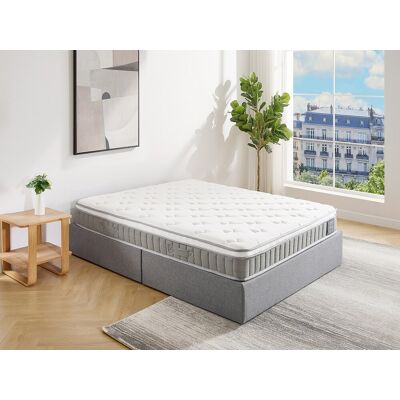Vente-unique Matras 140 x 190 cm met pocketveren en traagschuim dikte 21 cm - VITOGO van YSMÉE Vente-unique Matras 140 x 190 cm met pocketveren en traagschuim dikte 21 cm - VITOGO van YSMÉE