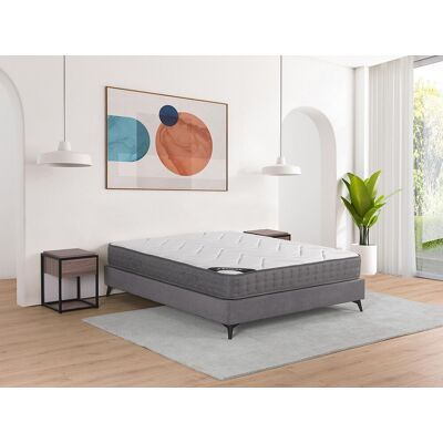 Vente-unique Matras 140 x 200 cm met pocketveren met 5 zones en vormgeheugen, dikte 23 cm - BABYLONE van YSMÉE Vente-unique Matras 140 x 200 cm met pocketveren met 5 zones en vormgeheugen, dikte 23 cm - BABYLONE van YSMÉE