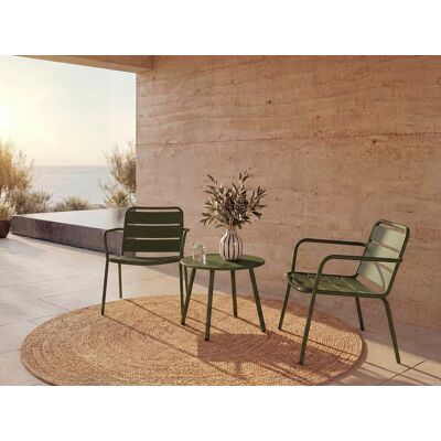 MYLIA Mirmande Tuinset - Stapelbare Stoelen, Licht Tafel - Buiten MYLIA Mirmande Tuinset - Stapelbare Stoelen, Licht Tafel - Buiten