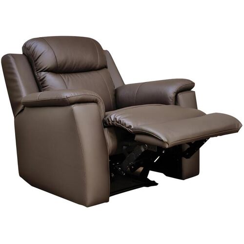 Unique Relaxfauteuil EVASION van leer - bruin