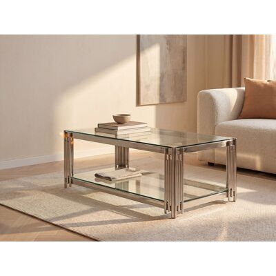 Pascal Morabito NOMELANO Salontafel - Staal & Glas Modern Pascal Morabito NOMELANO Salontafel - Staal & Glas Modern