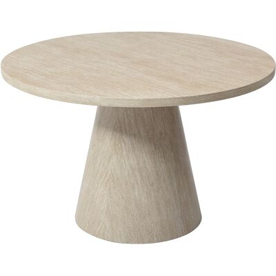 Vente-unique Uitschuifbare eettafel voor 4 personen van mdf - Beige natuursteeneffect - LARIOZA van Pascal Morabito Vente-unique Uitschuifbare eettafel voor 4 personen van mdf - Beige natuursteeneffect - LARIOZA van Pascal Morabito