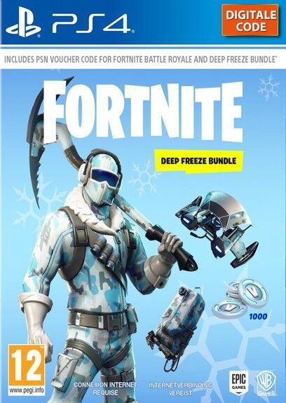 Nintendo Fortnite Deep Freeze Bundel PS4 Digitale PSN Code