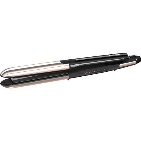 BaByliss straightener ST481E Pure Metal roségoud, Diamond-Ceramic-coating  - 79.99 - zwart