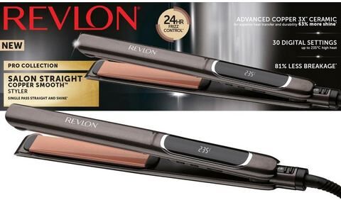 Revlon straightener RVST2175, ColourProtect keramische coating  - 64.99 - zwart