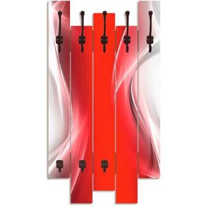Artland Kapstok Creatief element rood voor uw artdesign gedeeltelijk gemonteerd rood