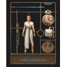 Komar Poster Star Wars Toy Rey Kinderkamer, slaapkamer, woonkamer multicolor 40 cm x 50 cm