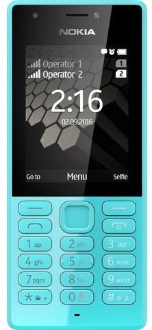 Nokia 216 - DualSIM-gsm, 6,1 cm (2,4 inch) display, NOKIA S30+  - 49.99 - blauw