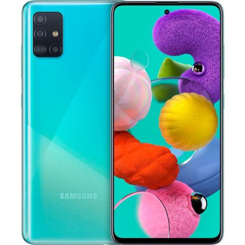 Samsung smartphone Galaxy A51  - 339.00 - blauw