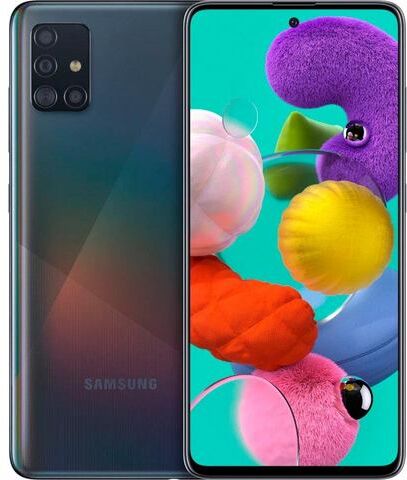 Samsung smartphone Galaxy A51  - 329.99 - zwart