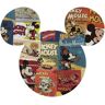 Komar Vliesbehang Mickey Head Billboard 125 x 125 cm (breedte x hoogte), rond en zelfklevend (1 stuk) multicolor Medium