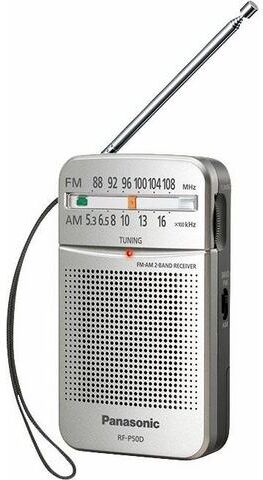 Panasonic »RF-P50DEG« radio  - 17.58 - zilver