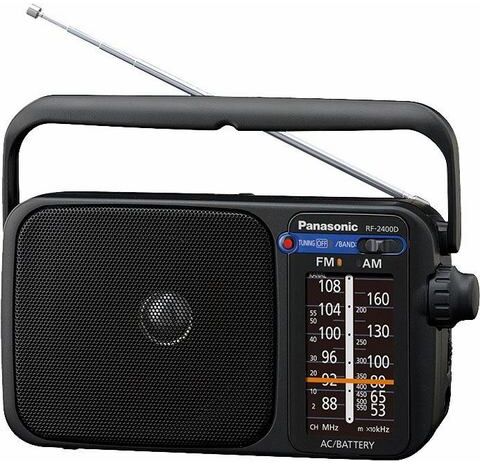 Panasonic »RF-2400DEG« radio (FM-tuner)  - 25.85 - zwart