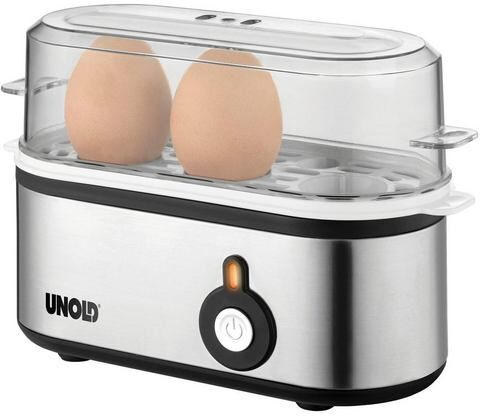 Unold eierkoker Mini 38610, aantal eieren: 3, 210 watt  - 13.51 - zilver