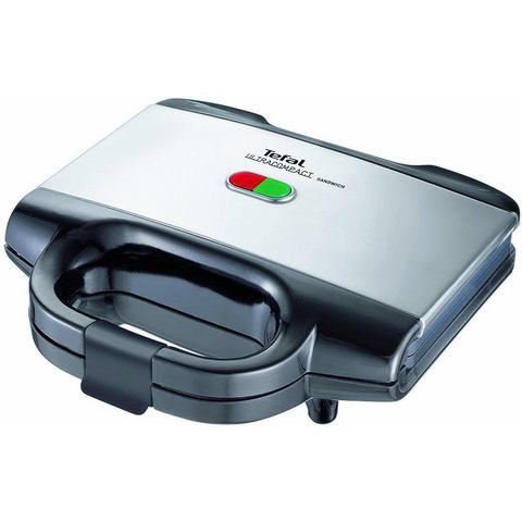 Tefal sandwichmaker Ultracompact SM1552, edelstaal  - 24.95 - zilver