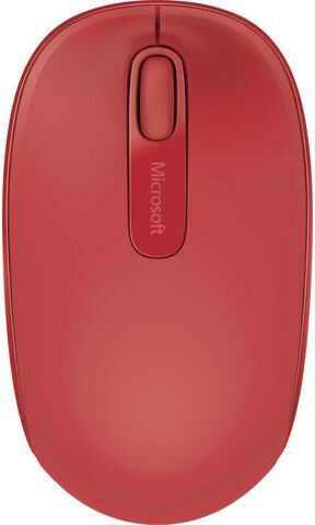 Microsoft draadloze mobiele muis 1850  - 10.56 - rood