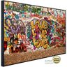 Papermoon Infraroodverwarming Liefde graffiti Lennon wand zeer aangename stralingswarmte multicolor 120 cm x 90 cm x 3 cm