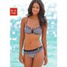 Lascana Beugelbikini met unikleurige lus tussen de cups zwart 36;38;42