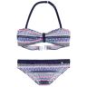 s.Oliver RED LABEL Beachwear Bandeaubikini Barcelona Kids in pittige streep-look blauw 122/128;146/152;158/164;170/176