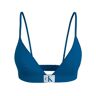Klein Swimwear Triangel-bikinitop FIXED TRIANGLE-RP met calvin klein merklabel blauw Large