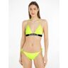 Calvin Klein Swimwear Bikinibroekje STRING SIDE TIE met groot logo op de achterkant groen Extra Small