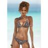 Lascana Bikinibroekje Lexa in strak brazilian model met schulprandjes bruin 32;36;38;40;42