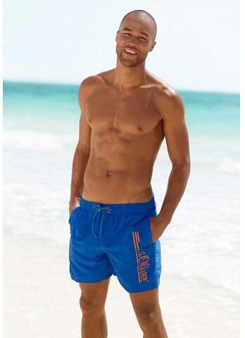 s.Oliver RED LABEL Beachwear NU 15% KORTING: Zwemshort, S.OLIVER  - 34.99 - blauw - Size: Small