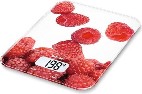 Beurer keukenweegschaal KS 19 berry  - 14.99 - rood - Size: 20 x 14,5 cm