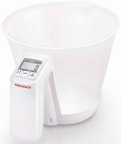 Soehnle digitale weegschaal met mengkom, »Baking Star«  - 34.99 - wit - Size: 24 x 18,5 cm