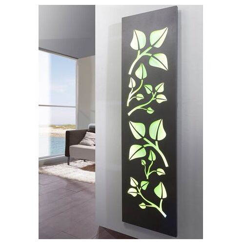 SZ Metall Badkamerradiator Leaves Design-radiator wit 47 cm x 180 cm